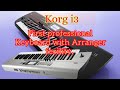 New launched Korg i3 professional workstation....