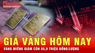 Cập nhật giá vàng ngày 1/6: Vàng SJC giảm sâu xuống ngưỡng 85,9 triệu đồng/lượng | Tin tức 24h