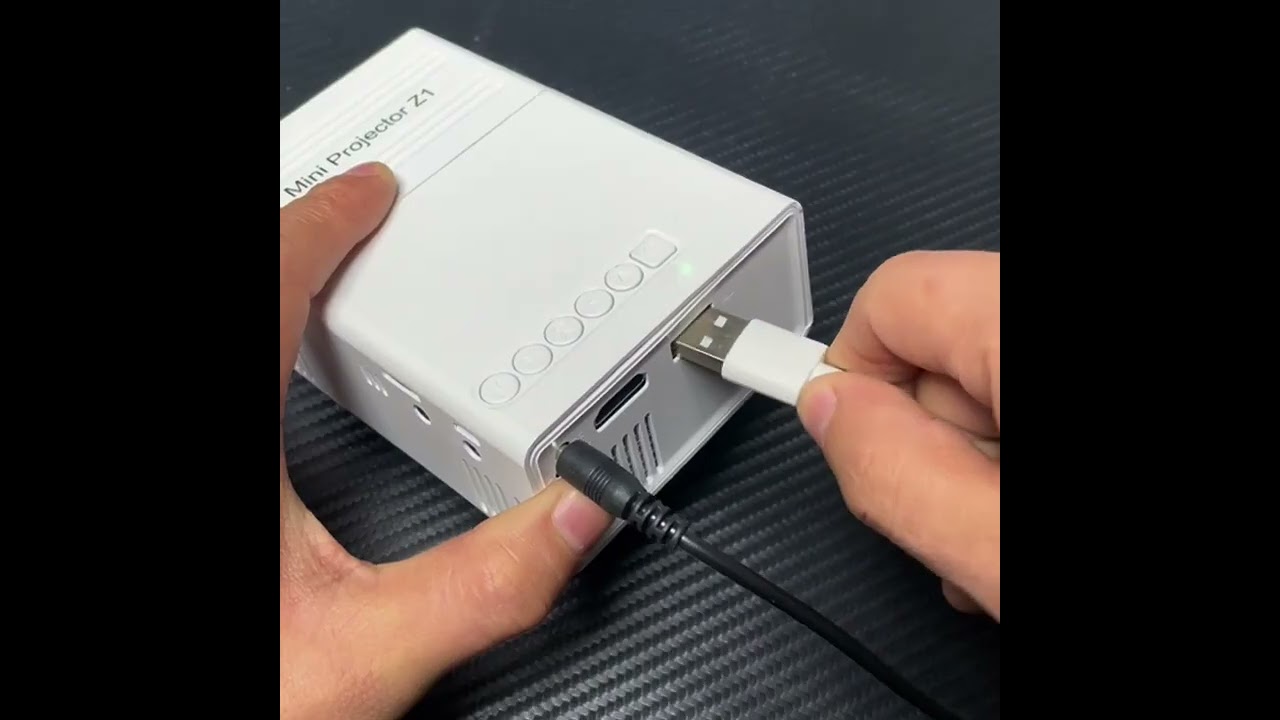 2024 Ultra-Bright 3000 Lumens Mini Projector - Portable, HDTV & USB Compatible