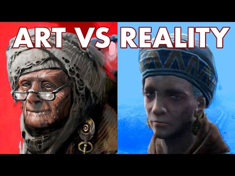 FALLOUT 4 - Concept Art vs Reality - The ART!
