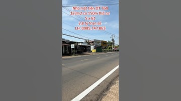 Bán nhà mặt tiền kinh doanh giá rẻ gần sân bay # đất_đồng_nai #đất_vườn_đồng_nai #đất_xã_lộ_25