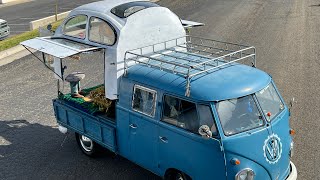 “Bubblicious” 1959 VW Double Cab Camper by Eddy Collins 3,436 views 3 months ago 21 minutes