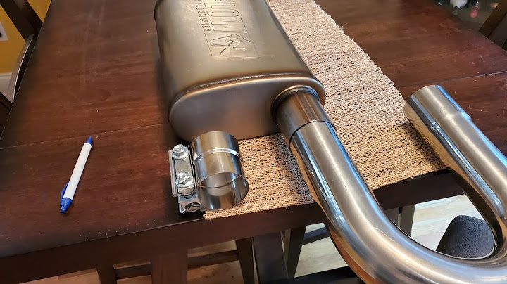 The best exhaust pipe muffler clamps I have found - lap joint step style clamp