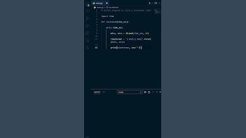Python Challenge: Countdown timer in under 1 min #Shorts