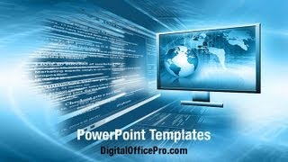 Software Programming PowerPoint Template Backgrounds - DigitalOfficePro #07297W
