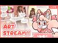 [ ART STREAM ] Back to our regularly scheduled school bois!! ⚜️✨🍨