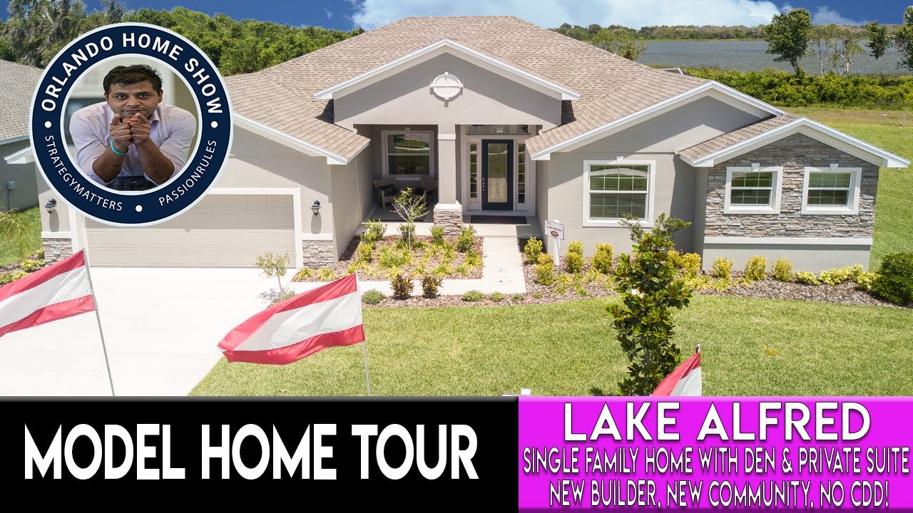 New Builder Alert: A beautiful builder model home in a brand new community in Lake Alfred