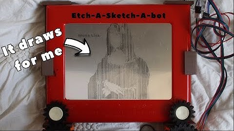 I built an Etch-A-Sketch Robot!