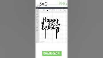 Happy Birthday Svg Cake Topper free download | Brithday Cake Topper SVG |  Cake Topper | Cut File
