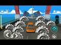 🔥 🔥 Deadly race car gameplay level 1 - 4 - Impossible track speed car bump (Mokape Escape)