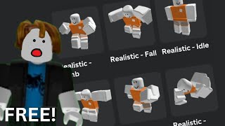 (GUIDE) How to get REALISTIC ANIMATION pack for FREE | Roblox