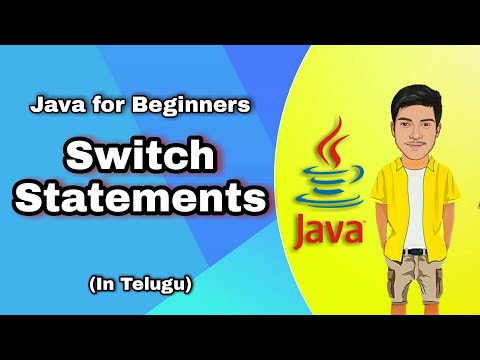 Switch Statements in Java Telugu | Java Tutorials in Telugu