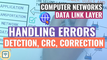 3.3 Handling Errors - Error Detection, Error Correction and Overhead