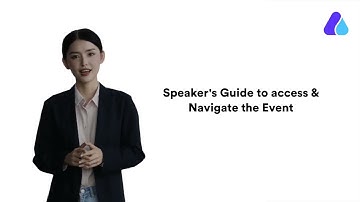 Speaker guide to access and navigate the event | 2024 | Virtual Event Format #speakerguide