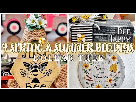 4 Easy Bee Themed DIYs/Dollar Tree
