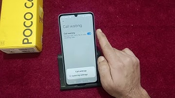 Poco C75 me call waiting kaise kare | how to call waiting in poco
