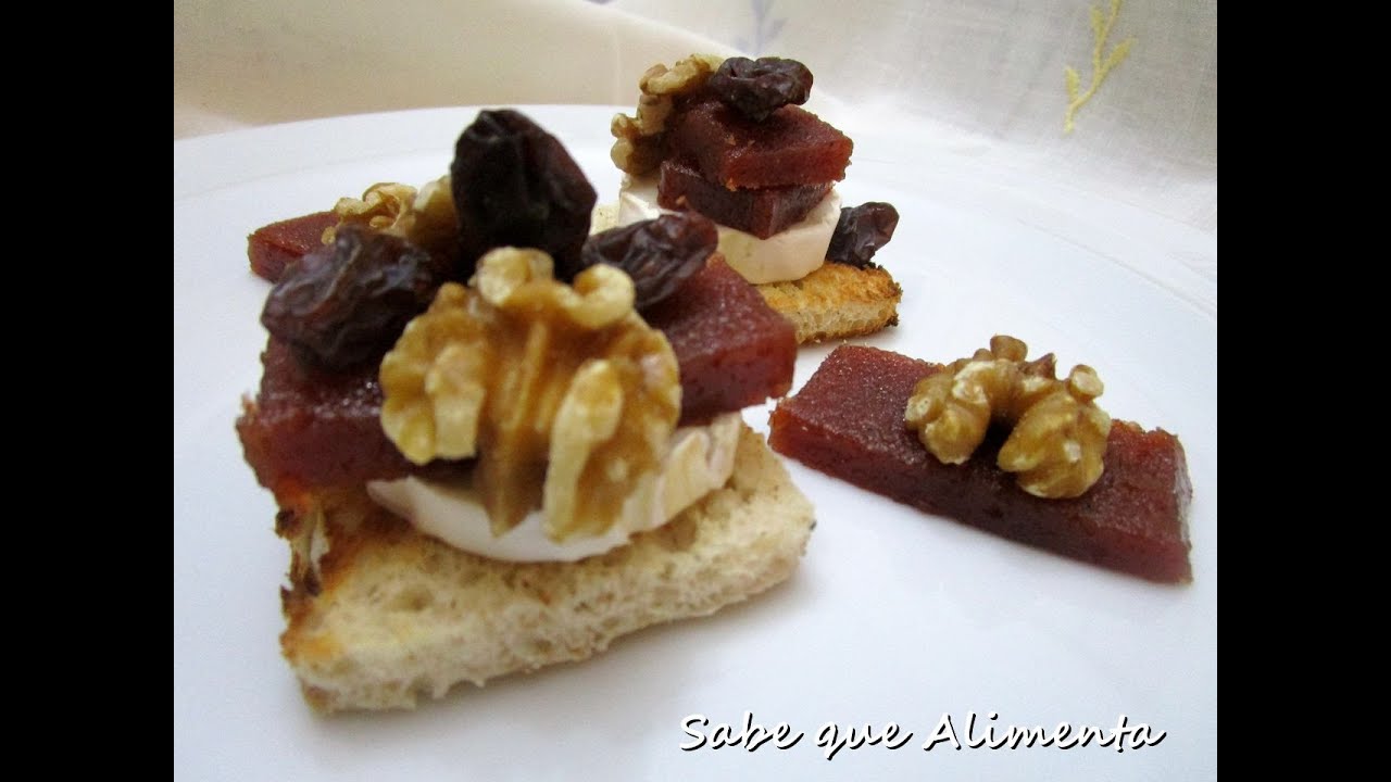 Tostas De Queso De Cabra Membrillo Y Nueces Sabe Que Alimenta
