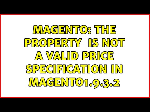 Magento: The property