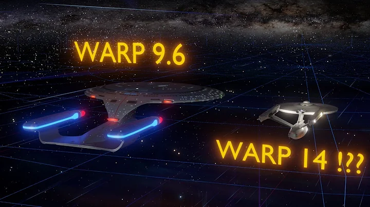 So How FAST is Warp Speed REALLY in Star Trek? Visual Breakdown - TOS vs TNG Warp Scales!