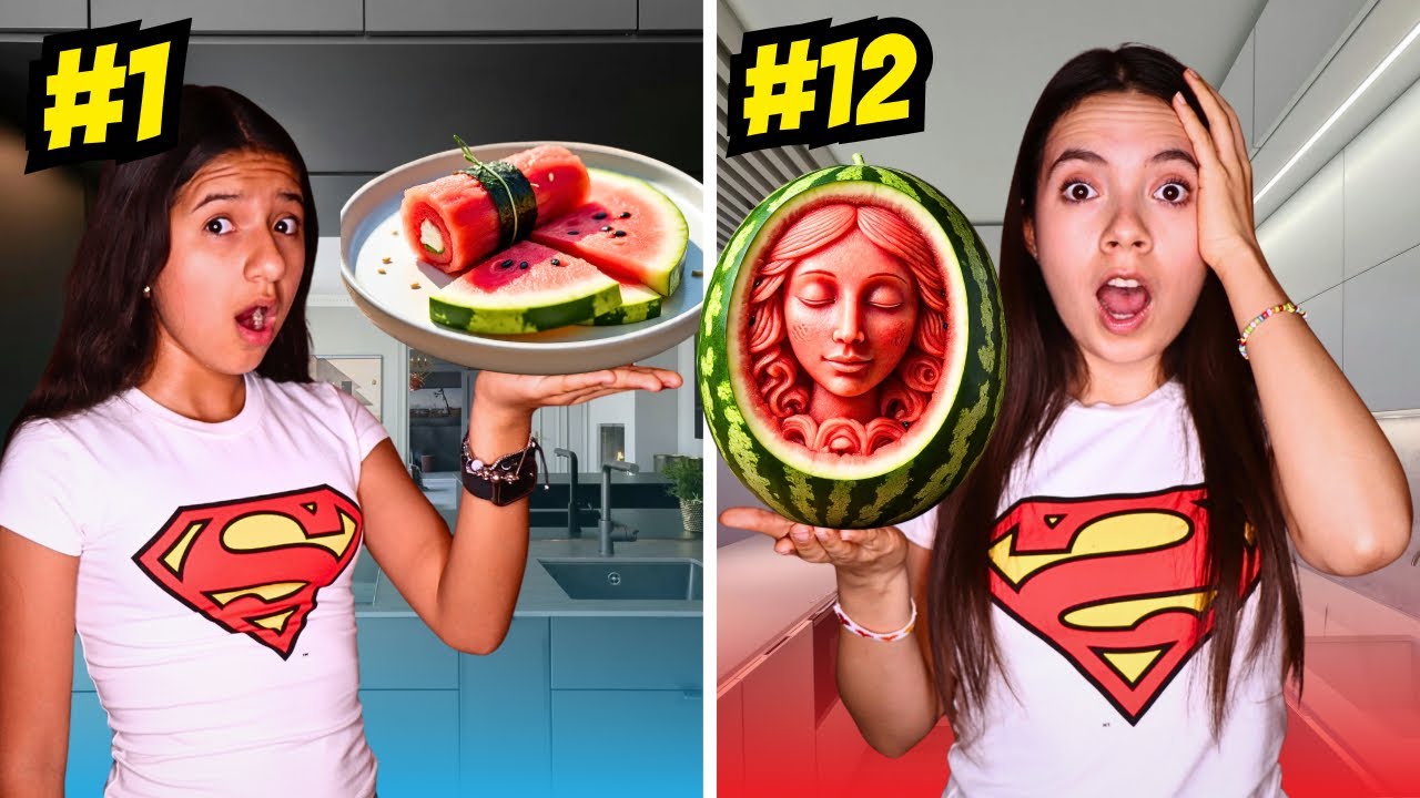 20 MANERAS DE USAR UNA SANDÍA 🍉