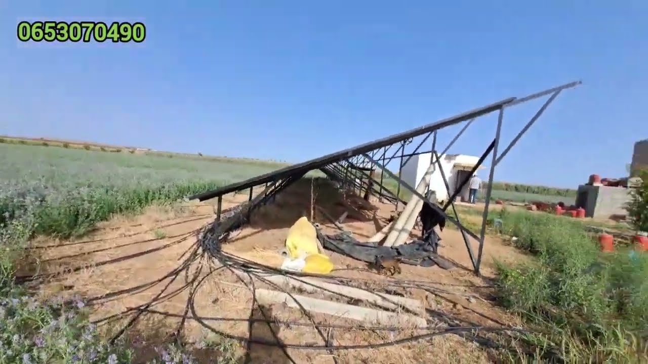 🏡🏡🏡فيرمة 5 هكتارات محفظة بالسكن ؛ البئر ؛ الكوارا؛ خزان الماء... نواحي مدينة الجديدة ب38 كلم .