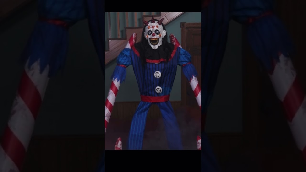 NEW FOR 2023 | Halloween Costumes Candy Cain Clown | ANIMATRONIC MADE BY BRICK THUNDER