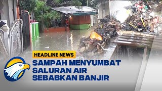 Saluran Drainase Tersumbat, Kabupaten Bandung Banjir