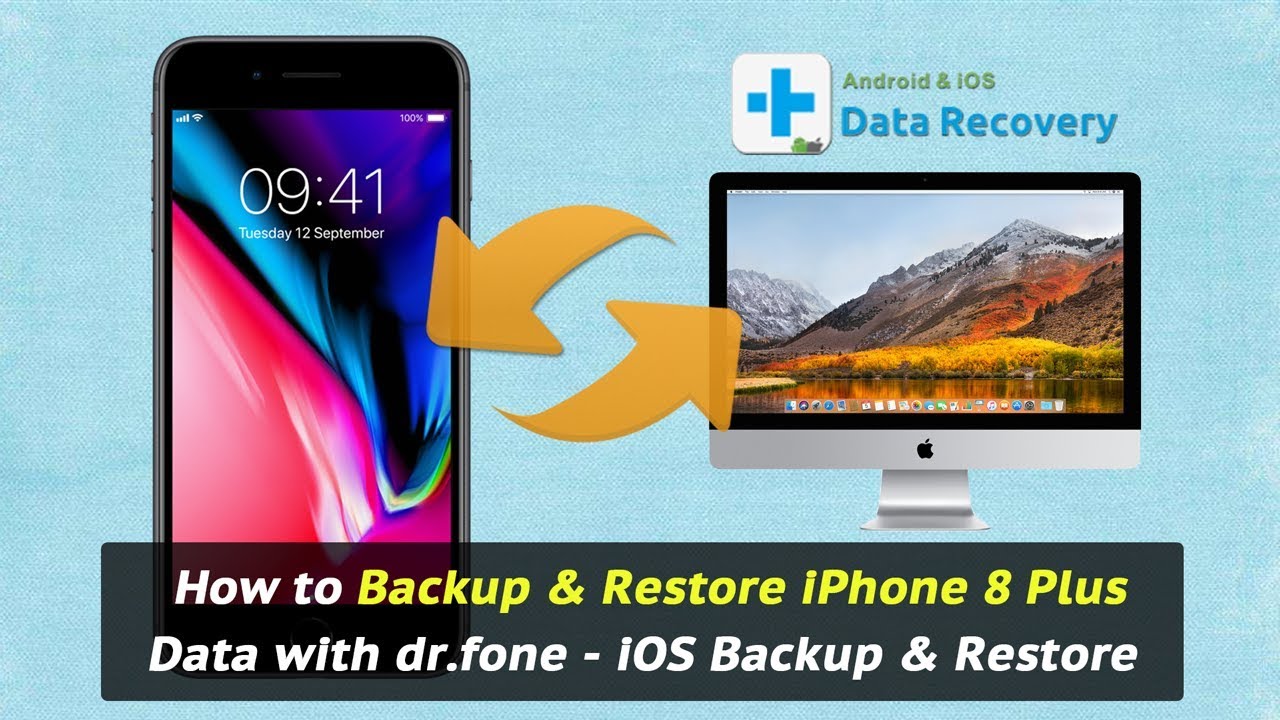 How to Backup & Restore iPhone 8 Plus Data with dr.fone - iOS Backup