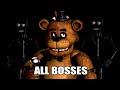 Five Nights at Freddy&#39;s - All Bosses &amp; Ending | Full Game