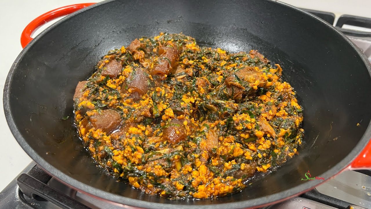 How To Make The Authentic Ghanaian Local Kontomere Stew - YouTube