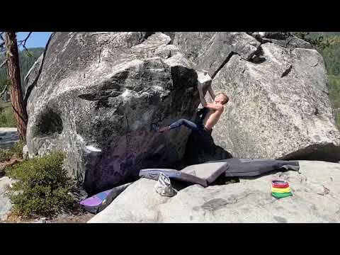 Beta Video for climb Brevity v9, Lake Tahoe