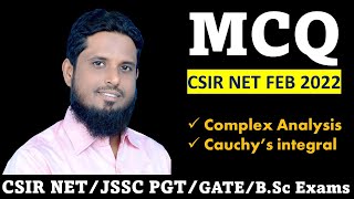 Famous MCQ 25 CSIR NET 2022 FEB question, complex analysis, Cauchy integration, residue theorem,singularity Wealth