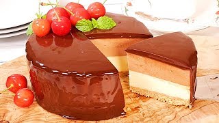 How To Make No-Bake Nutella cheese mousse cakeヌテラチーズムースケーキの作り方