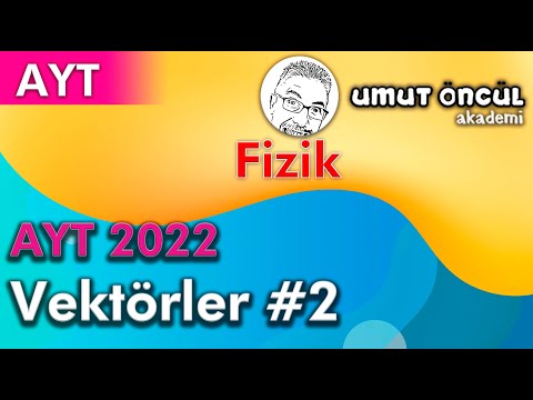 Fizik | AYT | AYT 2022 | Vektörler #2