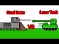Steel ratte vs lazer tank cartoons about tanks