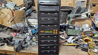 Scrapping a Systor 1 to 7 cd burner tower