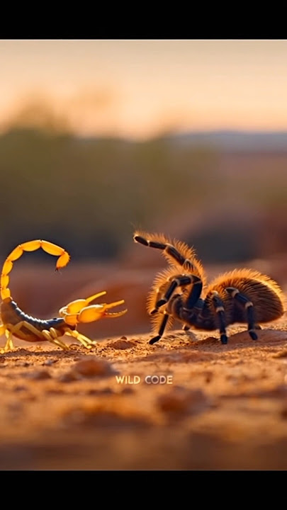 SCORPION VS TARANTULA: The INSANE Underground Battle You've Never Seen Before! 🦂⚔️🕷️