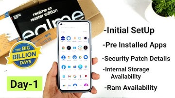 Realme GT ME initial Setup, Pre Installed Apps, Storage & Ram Availability Out of the Box day-1🤷‍♂️🔥