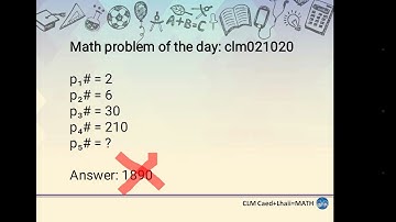 Primorial (solution to problem clm021020)