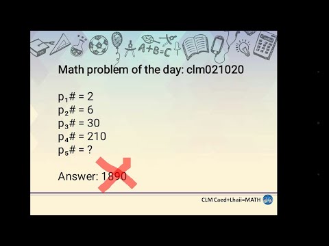 Primorial (solution to problem clm021020)