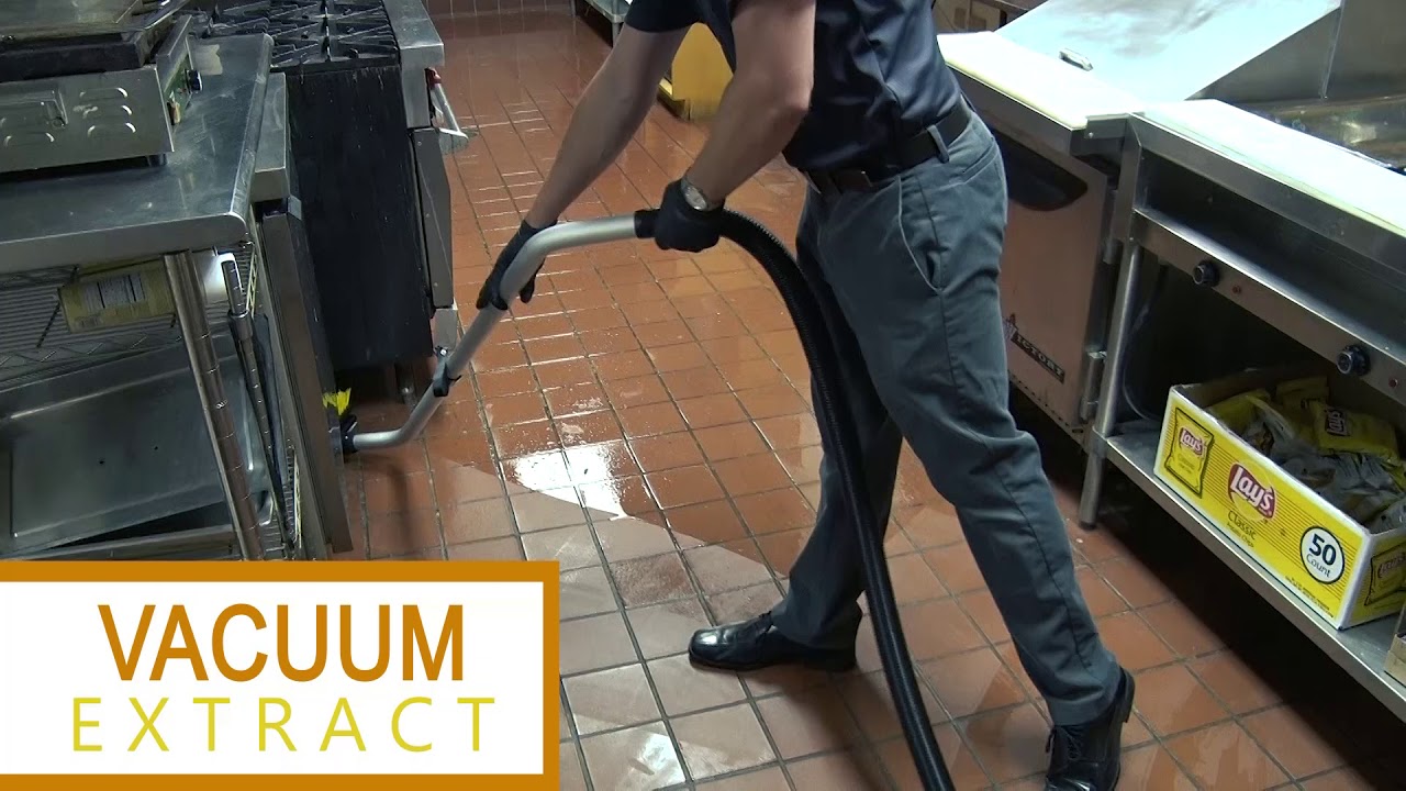 Demo Restaurant Floor Cleaner [Tile / Wet Vac] OmniFlex "Space Saver