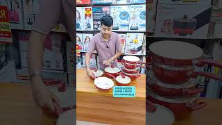 সকল সাইজের অরিজিনাল ননস্টিক কুকিং সেট 😱 অর্ডার করতে অগ্রীম কোন টাকা দিতে হবেনা #cooking #set