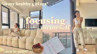 healthy days focusing on myself 🎀 GET MOTIVATED! changing mindset & building discipline