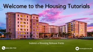 Submit a Housing Release Form - English Language