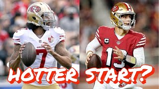 Brock Purdy vs. Colin Kaepernick: Which 49ers QB Had a Better Start to his Career?