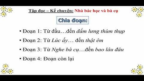 Môn  TIẾNG VIỆT LỚP 3 -TUẦN 22   BÀI:TĐ KC  NHÀ BÁC HỌC VÀ BÀ CỤ