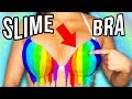 DIY SLIME BRA! How to make THE BEST Fluffy Slime, Glitter Slime, Clear SLIME -Without BORAX!