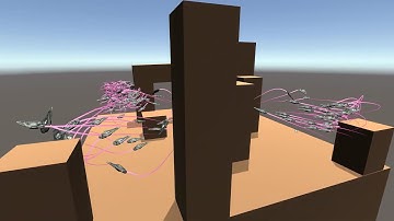 Flocking Behaviour with Obstacle Avoidance in ECS | UNITY