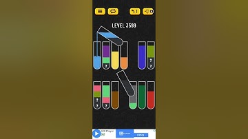 water sort puzzle level 3599