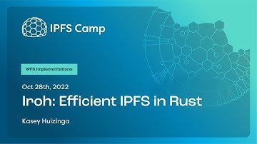 Iroh: Efficient IPFS in Rust - Kasey Huizinga